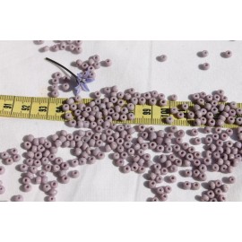 Vintage Venetian 6/0 Old Time Vintage Venetian Opaque Orchid Purple Seed Beads/1oz