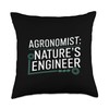 Agronomist Nature’s Engineer Agronomy Throw Pillow