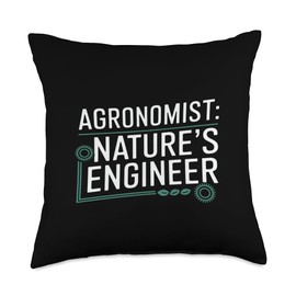 Agronomist Nature’s Engineer Agronomy Throw Pillow