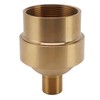 Fan Shaped Fountain Nozzle Copper Adjustable Uniform Water Spray Fan