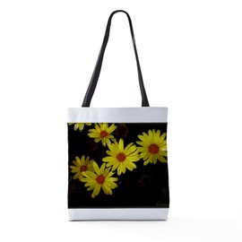 CafePress Yellow Garden 18"x18" Reusable Grocery Shopping Sling Tote Bag