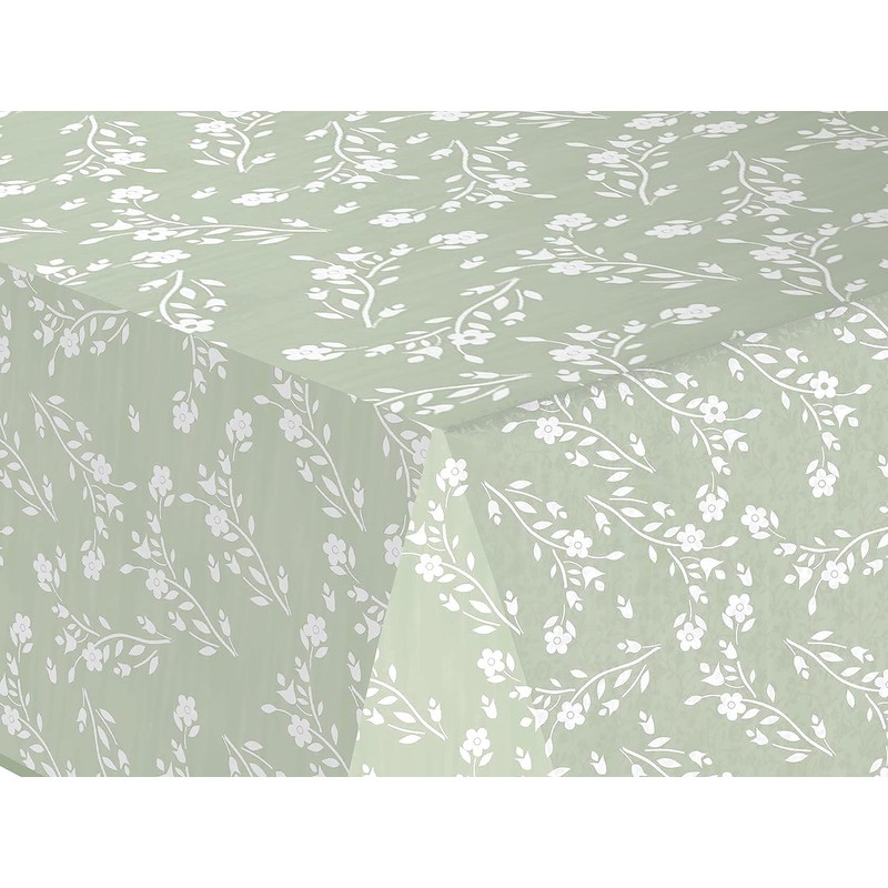 Home Direct Rectangular Oilcloth PVC Wipe Clean Tablecloth Table Cover