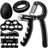 roygra Grip Strength Trainer (5 Pack), Forearm Strengthener, Hand Strengthening