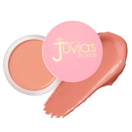 Juvia's Place Blushed Cream Blush – Peach Please – Multi-Purpose Cream Blush for Cheeks & Lips - 2in1 Formula, Smooth, Blendable Texture for a Soft Dewy Finish - Buildable & Lightweight Face Makeup