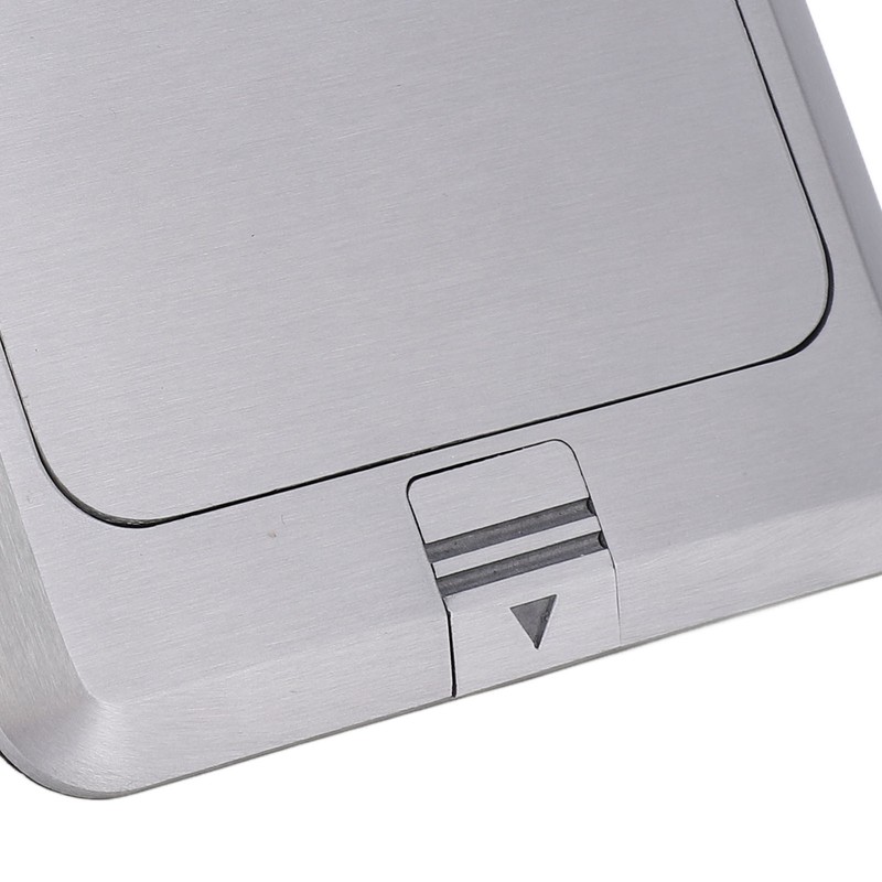 Floor Socket Waterproof Good Sealing Embedded Safe Practical Silver Bounce
