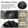 4241-704-3405 Fan Wheel & 4229-768-0300 Shredder Blade for ST-IHL BG86