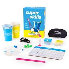The World Game Super Skills - The Funny Board Game for Children, Teenagers & Adults - Party Games with Various Challenges Boys & Girls - Board Game in German