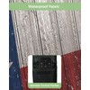 Outdoor TV Cover - Vintage Wood Texas Flag Waterproof and