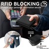 furid Top Grain Leather Wallet Men: RFID Minimalist Bifold Credit