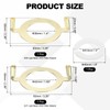 YOKIVE E27 E26 Lamp Harp Saddle Base, 1 Set 1.7"/1.4"