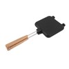Double Sided Frying Pan Aluminum Solid Wood Anti Stick Stovetop