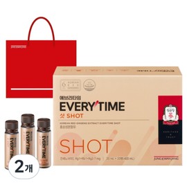 Jeonggwanjang CheongKwanJang Everytime Shot Red Ginseng 20mL 20 bottles, 2 sets / 정관장 에브리타임 샷 홍삼 20mL 20병 2세트