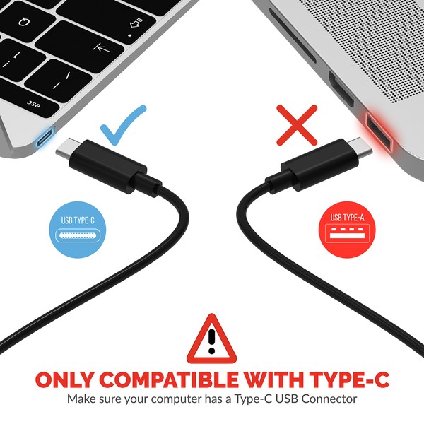 SABRENT USB-C to Gigabit Ethernet Adapter – 1000Mbps Wired Network