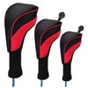 [3-piece set] Hat Cover, Headcover, Golf Cover, Driver, Fairway Wood,