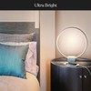 Brightech Circle - LED Modern Bedroom Nightstand Lamp - Super