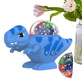 Star Dinosaur Projector | Rotating Projector Lamp with Dinosaur Theme - Sensory Toy Animal Projection Lamp for Bedroom Living Room Study