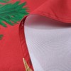 WedDecor Christmas Table Cloth Round Polyester Tablecloth with Bow Ribbon