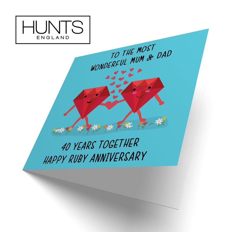 Hunts England - Mum And Dad - Parents 40th Anniversary