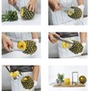 AIMALL Pineapple Peeler and Core Cutter, 304#430 Stainless Steel, Efficient