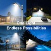 JUMGUN Solar Street Light Outdoor, Motion Sensor Solar Powered Lights,