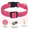 Jelwuion Cotton Dog Collar,Adjustable Cute Puppy Collar with Moon Patterned