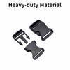 KTHZI 6 Sets 25mm Plastic Buckle Clip,Side Release Buckle with