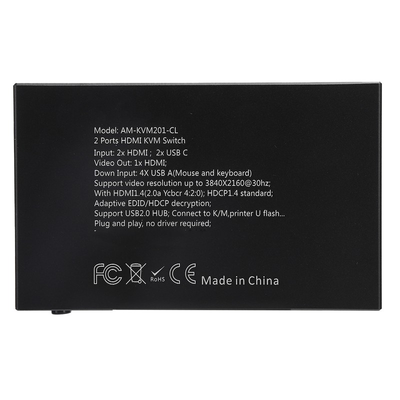 2 in 1 Out Switch High Definition Multimedia Interface Signal