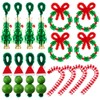 Syhood 24 Sets Christmas Crafts for Adults Christmas Beaded Ornament