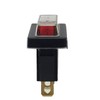 3-Pin Rocker Switch Illuminated at 230V 15A with Waterproof Cover
