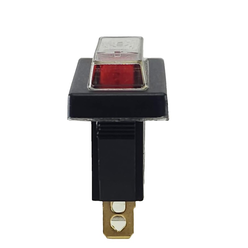 3-Pin Rocker Switch Illuminated at 230V 15A with Waterproof Cover