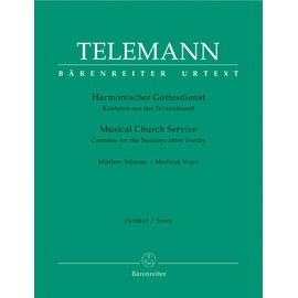 BARENREITER TELEMANN G.P. - MUSICAL CHURCH SERVICE, CANTATAS FOR THE SUNDAY AFTER TRINITY Classical sheets Alto, instruments