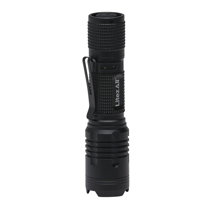 LitezAll 400 Lumen Tactical Flashlight, Compact LED Flashlight with Pocket