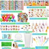 Poen 212 Pcs Farm Animal Party Favors Set Include Cup