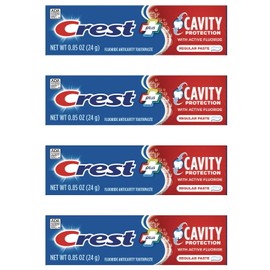Crest- “Dentífrico Regular de Protección de Cavidades, Tamaño de Viaje .85 oz. (24g) Paquete de 4