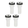 sourcing map 4Pcs Air Conditioner Drain Hose Connectors Elbow Fitting
