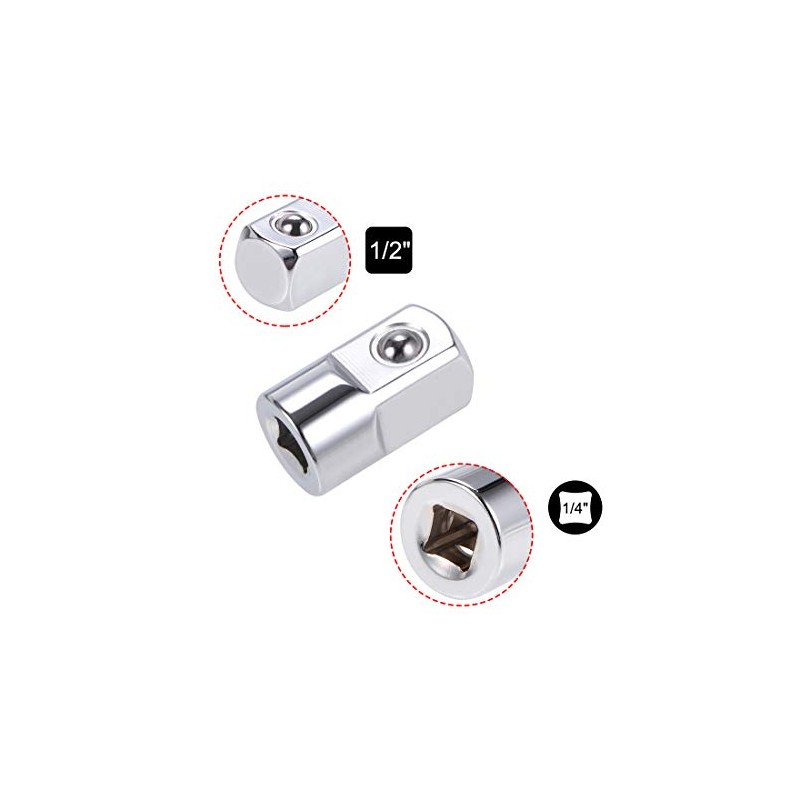 sourcing map 2 Pcs 1/4 Inch Drive (F) x 1/2