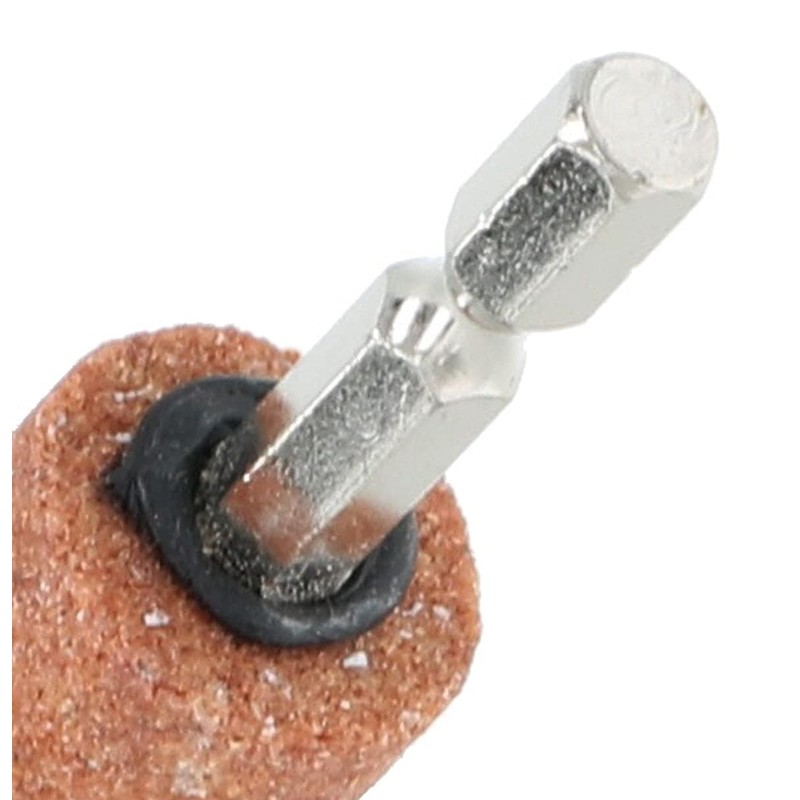 Takagi Earth Man Whetstone with Hexagonal Shaft for Metal, Set