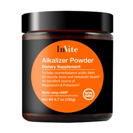 Invite Health Alkalizer Powder® - Helps Counterbalance Acidic Diets for Muscle, Bone and Metabolic Health - Provides Magnesium, Potassium, Beta Alanine - 30 Servings