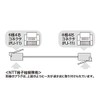 Sanwa Supply Modular Cable, TEL-N1-1N2, White