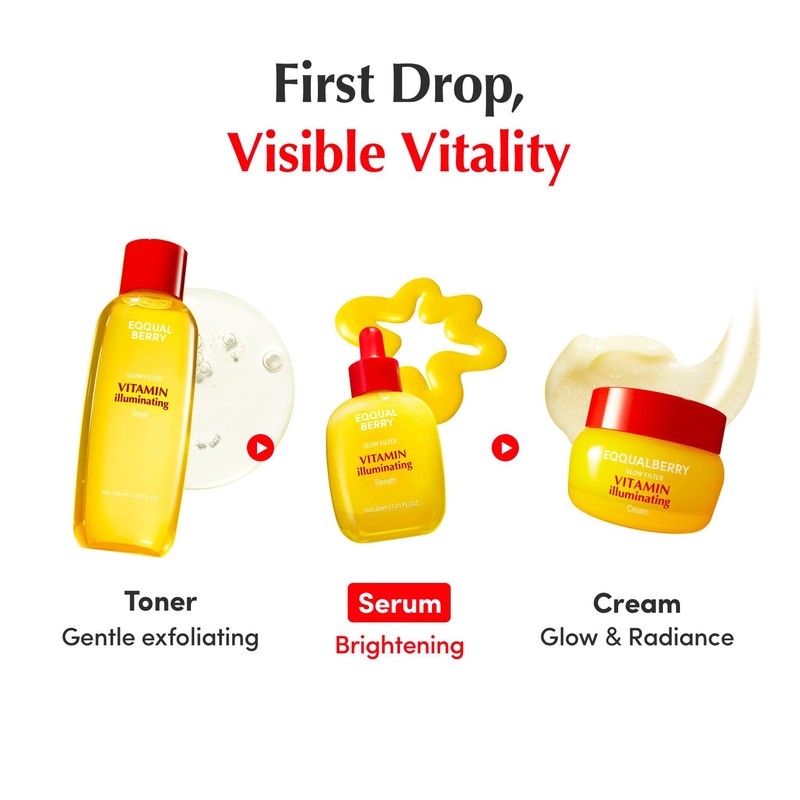 EQQUALBERRY Vitamin Illuminating Serum (1.01 fl. oz.)