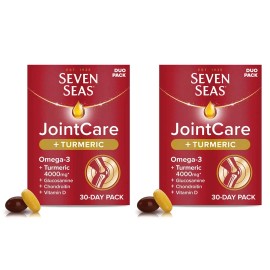 Seven Seas Cuidado Articular Cúrcuma Suplemento Articular omega 3 Cuidado Articular 120 Comprimidos