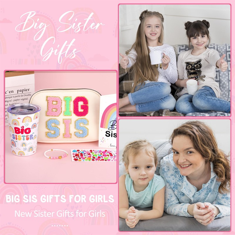Big Sister Gifts for Girls, Big Sister Sis Gift Set