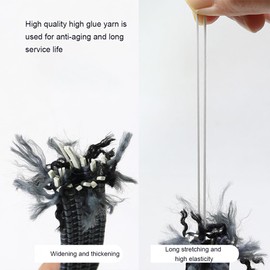 AIXXCUVQ Heavy-Duty Luggage Straps Reliable and Easy Installation Elastic Straps with Hook Bicycles Rope Luggage Rope Cargo Strap, red, 120cm