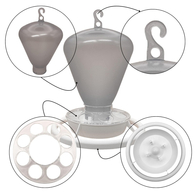 2GR Automatic Bird Feeder and Water Dispenser – Versatile Outdoor