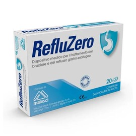 Malesci Refluzero Trattamento per il Bruciore e Reflusso, 20 compresse