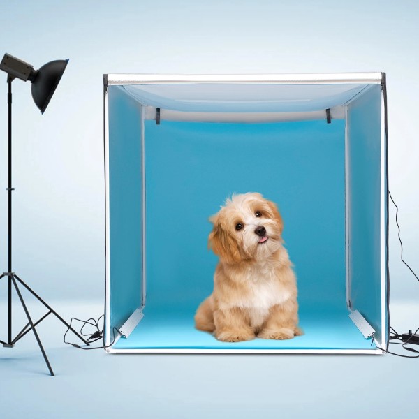 Unbranded 39x39" LED Photo Studio Light Box Portable Folding Photography