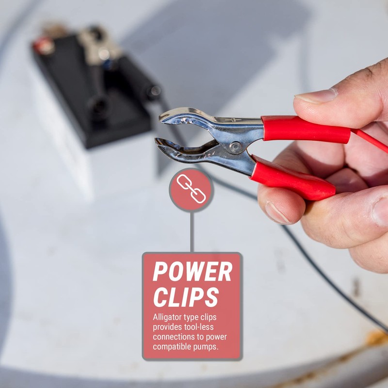 DC Cable Car/Marine Battery for Electric Powered Siphon Pumps