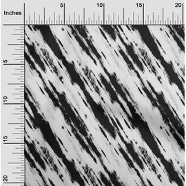 oneOone Cotton Poplin Black Fabric Tie Dye Tie & Dye Sewing Craft Projects Fabric Prints by Meter 56 Inch Wide