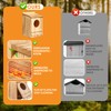 Barn Owl House,Owl Nesting Box for Outside, Wooden Screech Owls