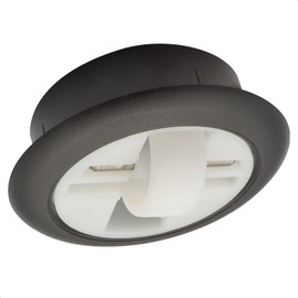 WAGNER ROLLER-MINI Swivel Castor / Countersunk Roller Diameter 27 mm, Hard, Black Plastic Housing Diameter 65/50 x 17/14 mm, Metal Pin, Load Capacity 50 kg - Made in Germany - 01700501